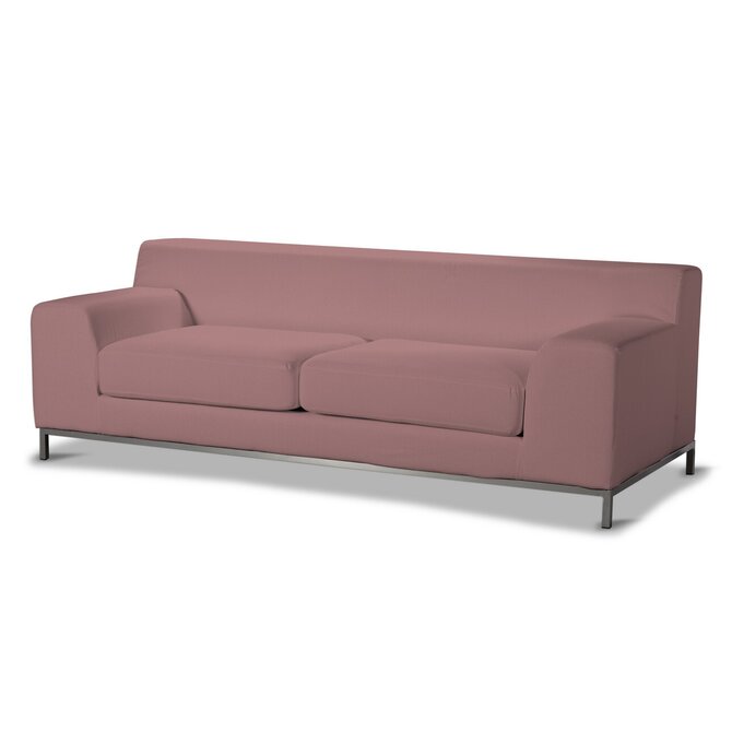 Dekoria Potah na pohovku IKEA  Kramfors 3-místná, matně růžová, pohovka Kramfors 3-místná, Cotton Panama, 702-43