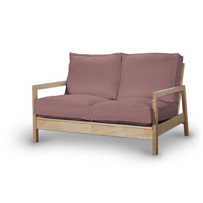 Dekoria Potah na pohovku IKEA  Lillberg 2-místná nerozkládací, matně růžová, pohovka Lillberg 2-místná, Cotton Panama, 702-43