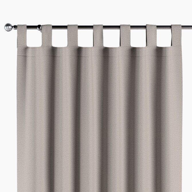 Dekoria Závěs na poutkach, tmavě béžová, Blackout Soft, 269-25