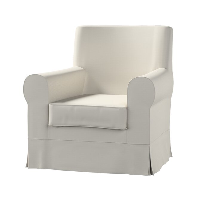 Dekoria Potah na křeslo IKEA Ektorp Jennylund, stříbrošedá, kØeslo Ektorp Jennylund, Cotton Panama, 702-45