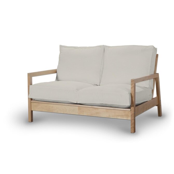 Dekoria Potah na pohovku IKEA  Lillberg 2-místná nerozkládací, stříbrošedá, pohovka Lillberg 2-místná, Cotton Panama, 702-45