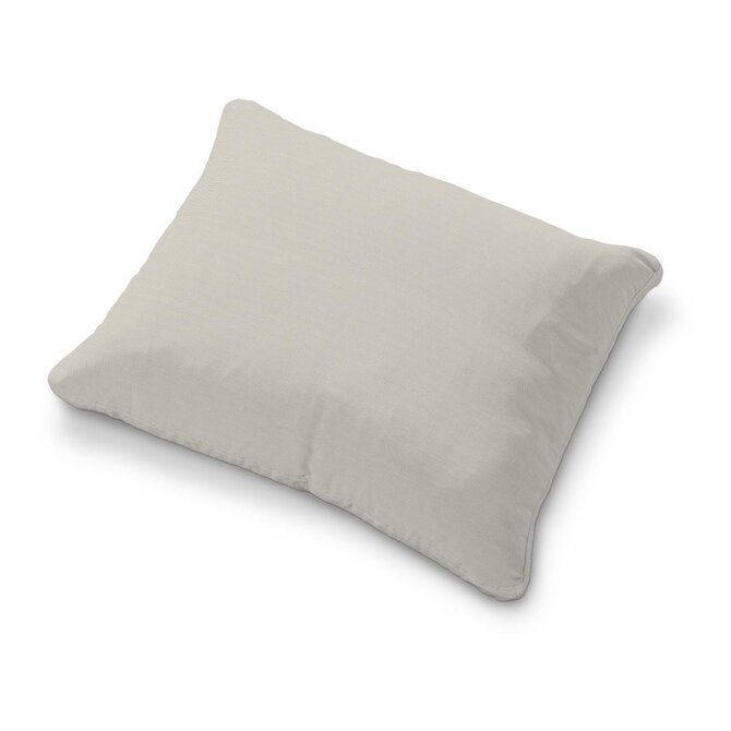 Dekoria Potah na pošltář Karlstad 58x48cm, stříbrošedá, polštář Karlstad 58 x 48 cm, Cotton Panama, 702-45
