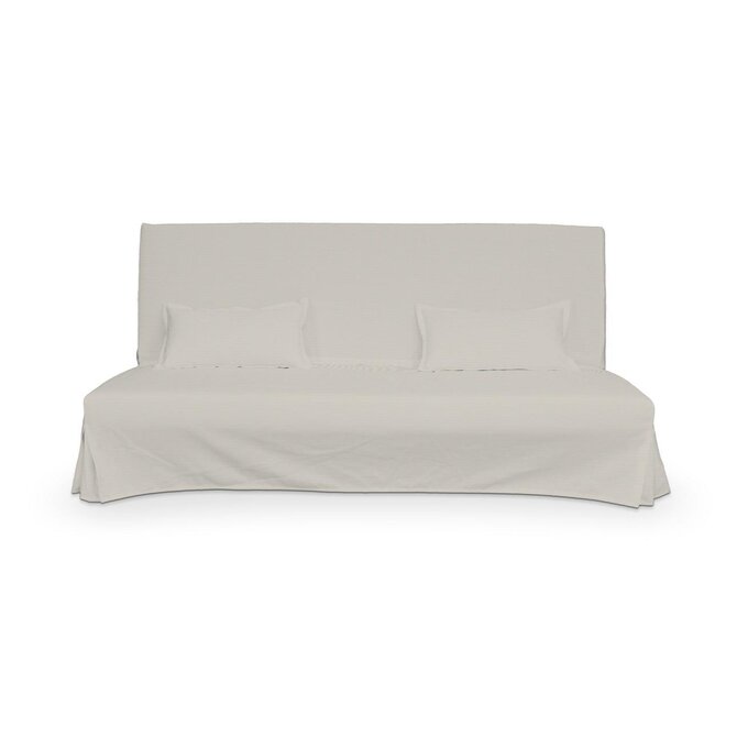 Dekoria Potah na pohovku Beddinge a  2 potahy na polštáře - jednoduché bez prošití, stříbrošedá, sofa Beddinge, Cotton Panama, 702-45