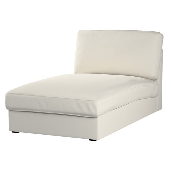 Dekoria Potah na lenošku Kivik, stříbrošedá, Šezlong Kivik, Cotton Panama, 702-45