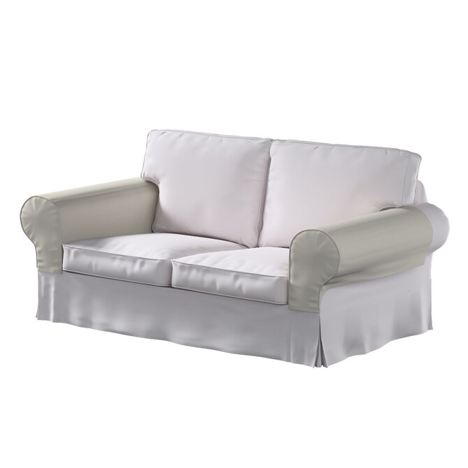 Dekoria Chránič loketních opěrek Ektorp, stříbrošedá, sofy Ektorp, Cotton Panama, 702-45
