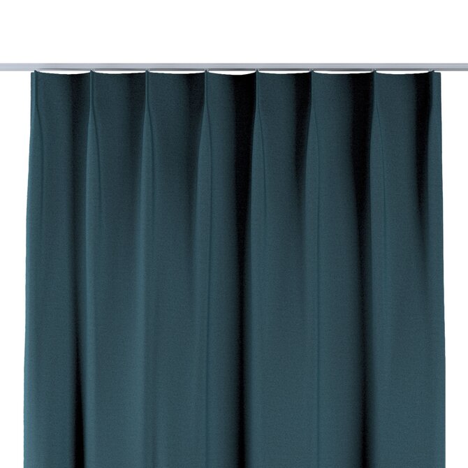 Dekoria Závěs na jednotlivých háčcích flex, modrá, Blackout Soft, 269-24
