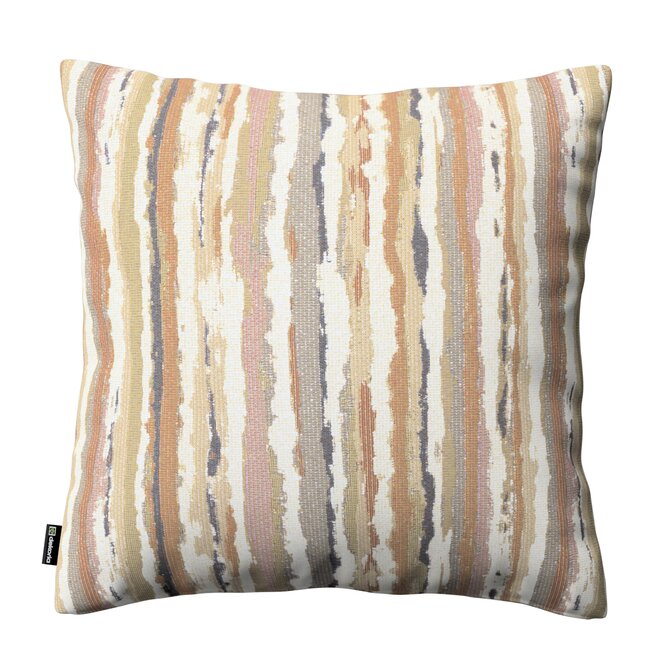 Dekoria Kinga - potah na polštář jednoduchý, béžovo-olivová, 43 x 43 cm, Cosy Home, 145-41