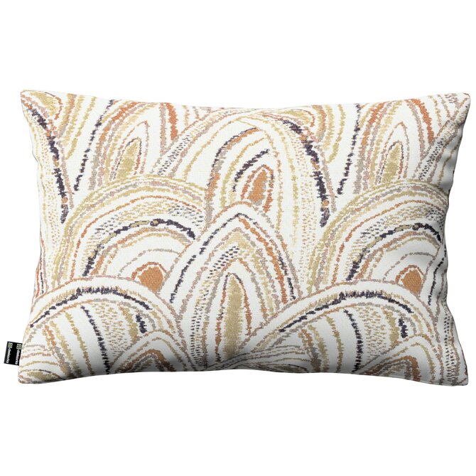 Dekoria Kinga - potah na polštář jednoduchý obdélníkový, béžovo-olivová, 60 x 40 cm, Cosy Home, 145-34