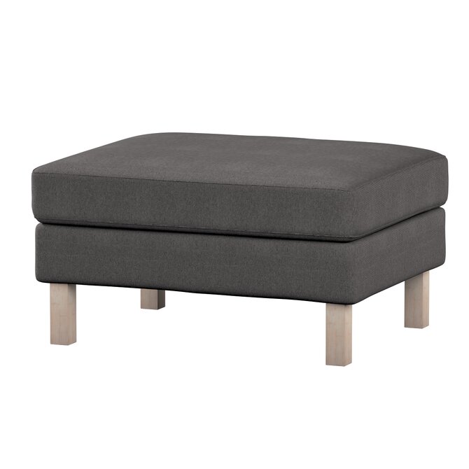 Dekoria Potah na podnožku IKEA Karlstad, grafitová, potah na podnožku Karlstad, Etna, 705-35