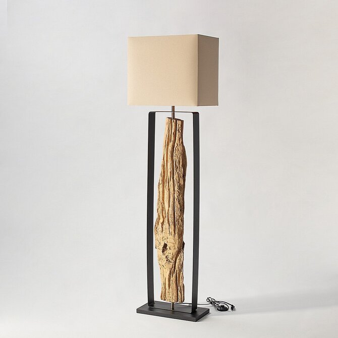 Dekoria Stojací lampa Altum 165 cm, 45x45x165 cm