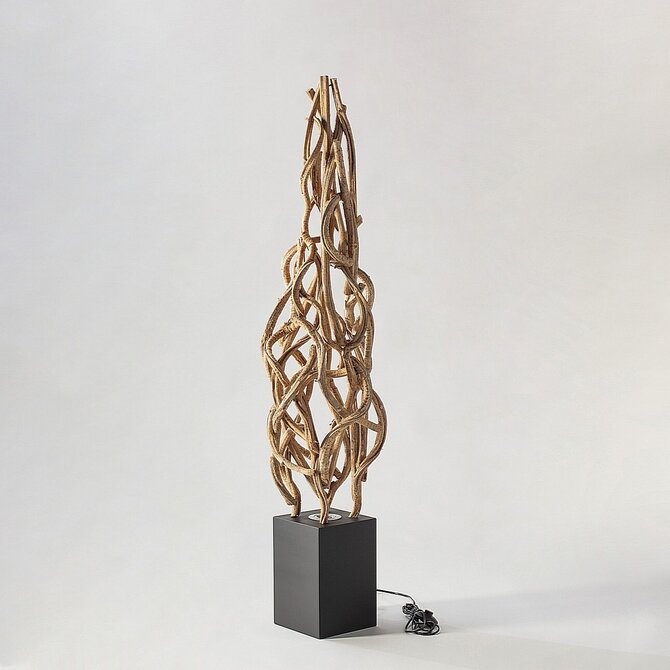 Dekoria Stojací lampa Vinea 150 cm, 37x37x150 cm