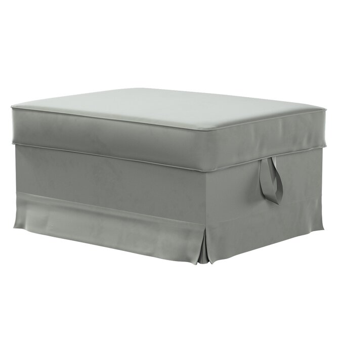 Dekoria Potah na podnožku Ektorp Bromma, šedá, podnožka Ektorp Bromma, Living Velvet, 704-58