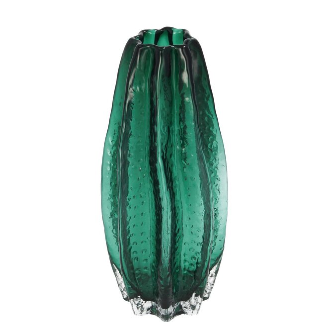 Dekoria Váza Anemos 14x30cm deep green, 14 x 30 cm