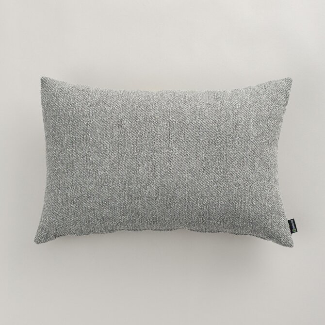 Dekoria Kinga - potah na polštář jednoduchý obdélníkový, šedá melanž, 60 x 40 cm, Boucle Mist, 145-46