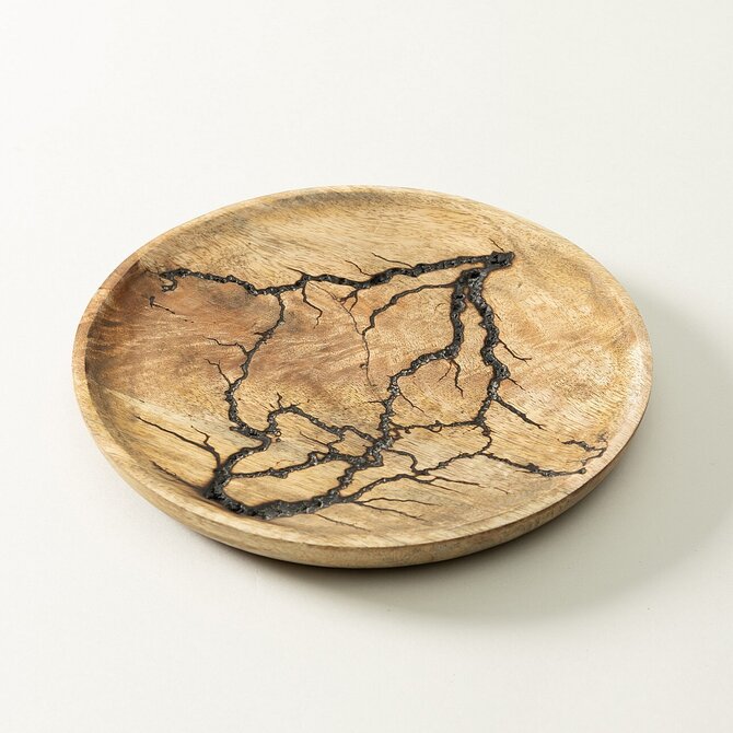 Dekoria Talíř Percha ⌀22 cm, 22x2 cm