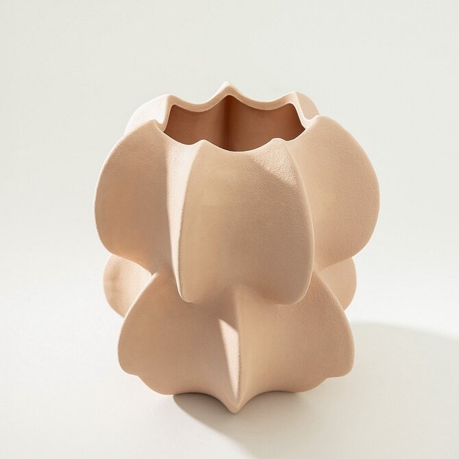 Dekoria Kamionková váza Petal Pink I 20x21 cm, 20x20x21 cm