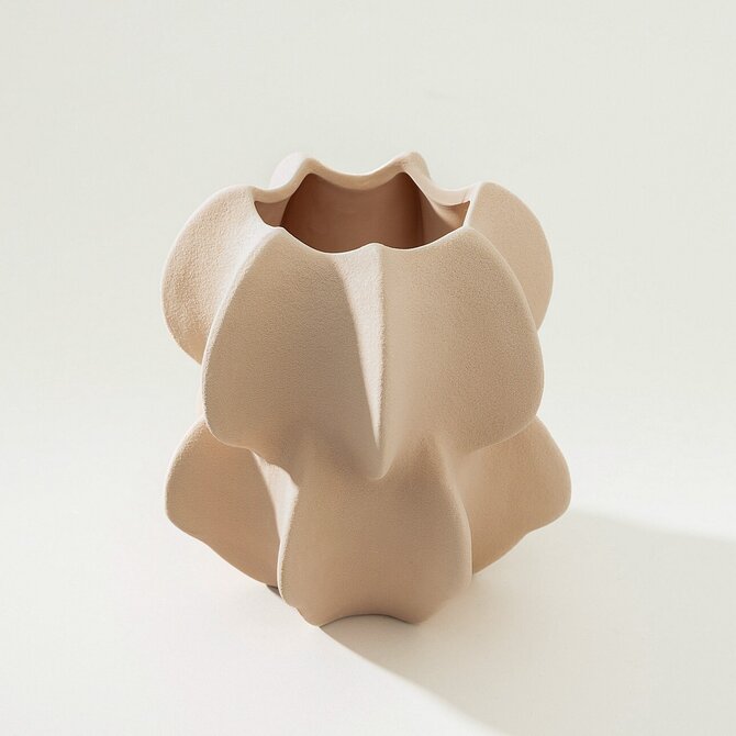 Dekoria Kamionková váza Petal Pink II 15x17 cm, 15x15x17 cm