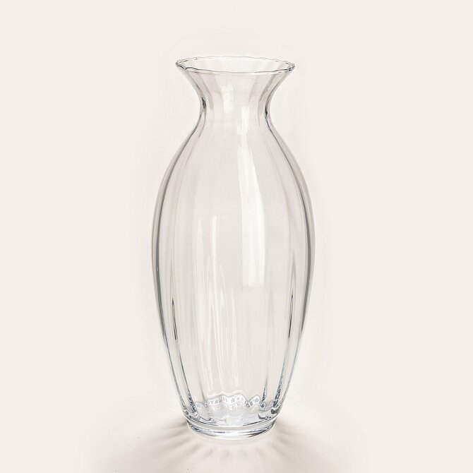 Dekoria Skleněná váza Kavi 20x50 cm, 20x20x50 cm