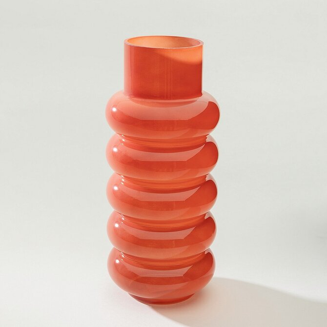 Dekoria Skleněná váza Rosario 15x35 cm, 15x15x35 cm