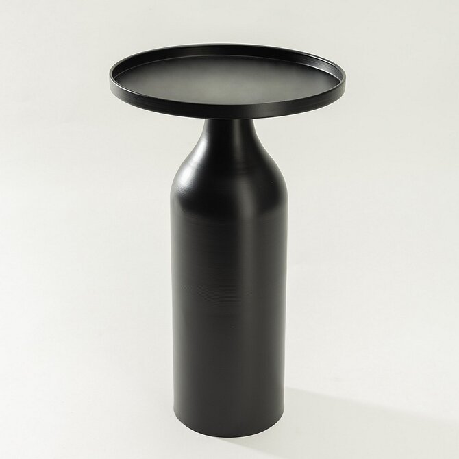 Dekoria Metalový stolek Black Loft I 33x55 cm, 33x33x55 cm