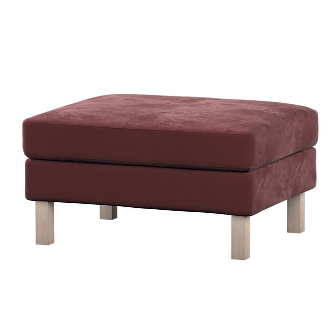 Dekoria Potah na podnožku IKEA Karlstad, bordó, potah na podnožku Karlstad, Velvet, 704-37