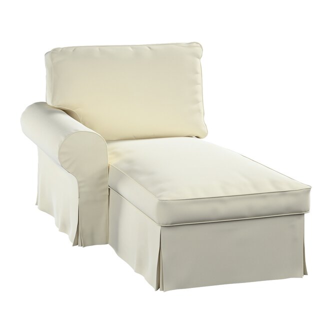 Dekoria Potah na lenošku Ektorp levý, smetanově bílá, lenoška Ektorp levá, Velvet, 704-36