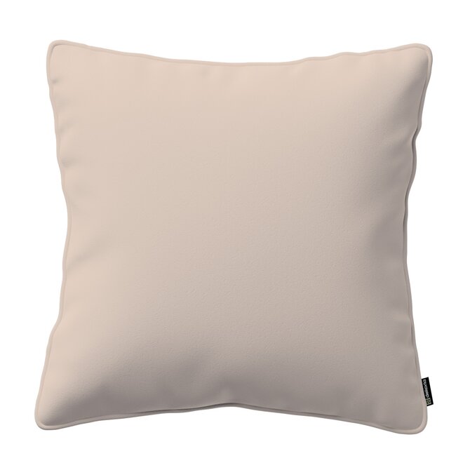 Dekoria Gabi - potah na polštář šňůrka po obvodu, světle béžová, 60 x 60 cm, Crema, 144-65