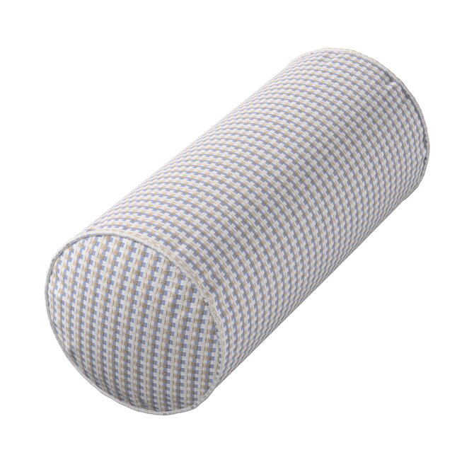 Dekoria Potah na válec IKEA Ektorp, béžová a modrá, válec Ektorp  průměr 15cm, délka 35cm, Living II, 162-23