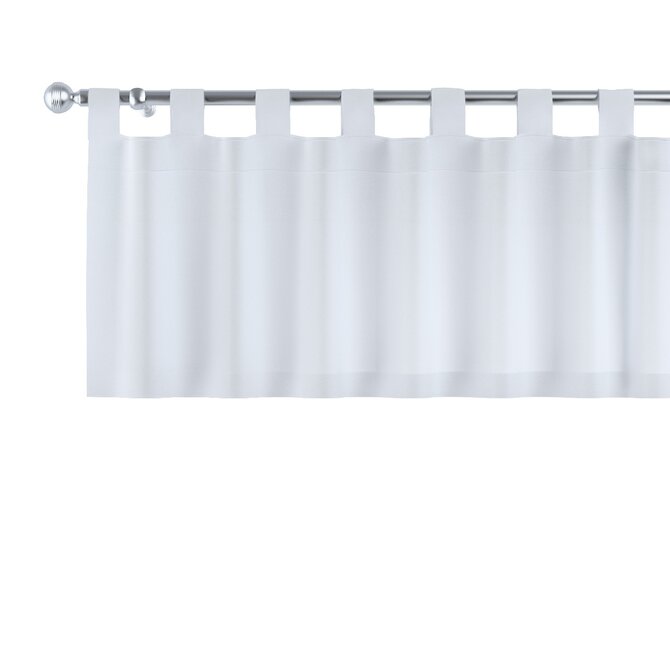 Dekoria Krátký závěs na poutkách, bílé, 260 x 40 cm, Aria, 139-01