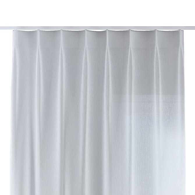 Dekoria Závěs na jednotlivých háčcích flex, bílá, Delicate Premium, 144-57