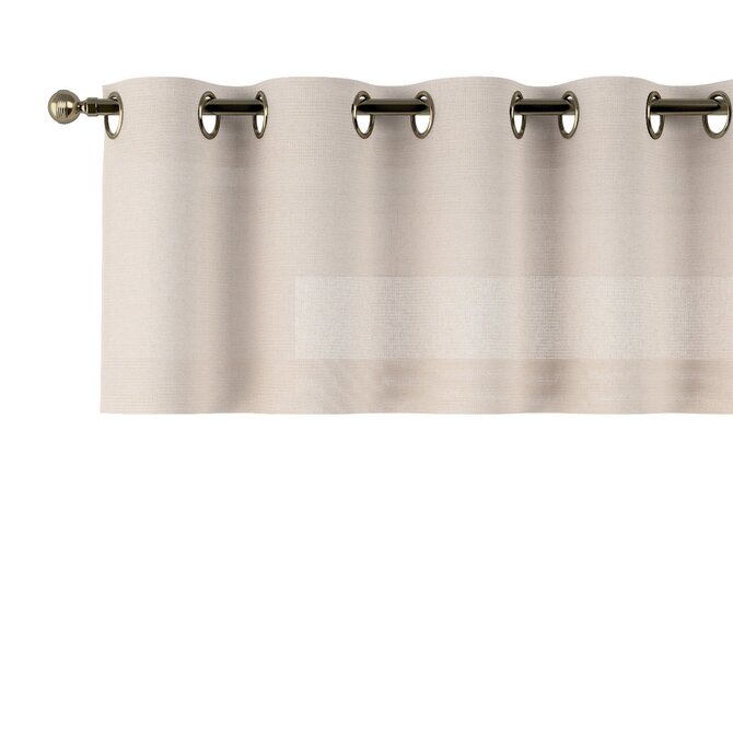Dekoria Krátký závěs na kroužcích, béžová, 390 x 40 cm, Natural Touch, 128-16