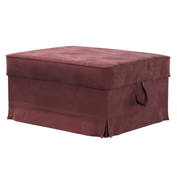 Dekoria Potah na podnožku Ektorp Bromma, bordó, podnožka Ektorp Bromma, Velvet, 704-37