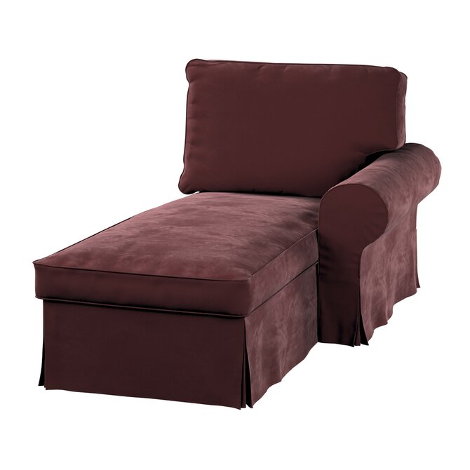 Dekoria Potah na lenošku Ektorp pravý, bordó, lenoška Ektorp pravá, Velvet, 704-37