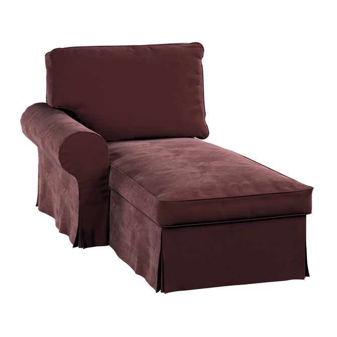 Dekoria Potah na lenošku Ektorp levý, bordó, lenoška Ektorp levá, Velvet, 704-37