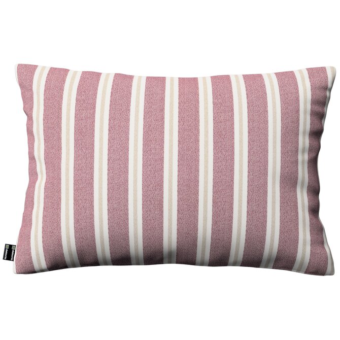 Dekoria Kinga - potah na polštář jednoduchý obdélníkový, červeno-béžové pruhy, 60 x 40 cm, Scotti, 145-29