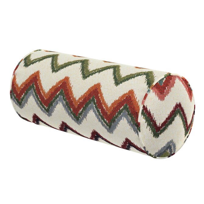 Dekoria Válec jednoduchý hladký, červeno-zelená, Ø 16 x 40 cm, Cosy Home, 145-36