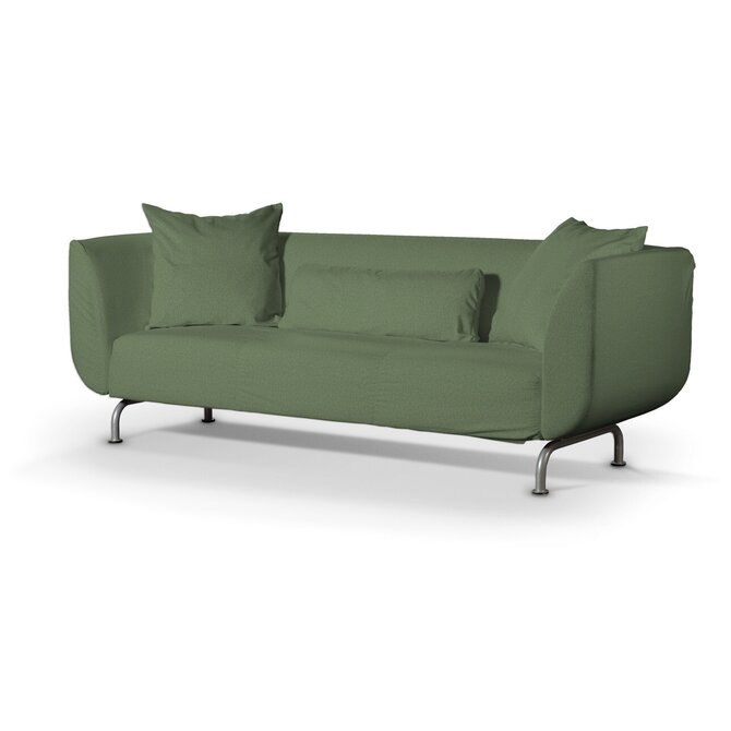 Dekoria Potah na pohovku Stromstad 3-místná, zelený melanž, Pohovka Stromstad 3-místná, Amsterdam, 704-44