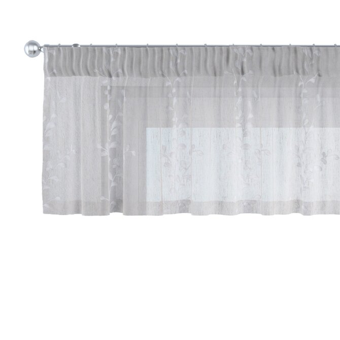 Dekoria Krátký závěs na řasící pásce, béžová, 260 x 40 cm, Natural Touch, 128-18