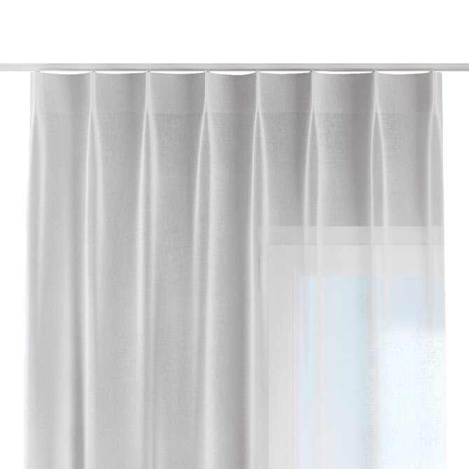 Dekoria Závěs na jednotlivých háčcích flex, průsvitná ecru, Romantica, 174-93