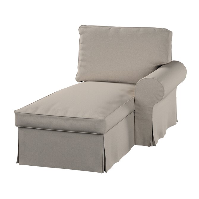 Dekoria Potah na lenošku Ektorp pravý, šedá, lenoška Ektorp pravá, Living, 162-42