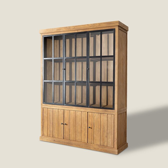 Dekoria Vitrína Harbor III 164x52x180 cm, 164x52x180 cm
