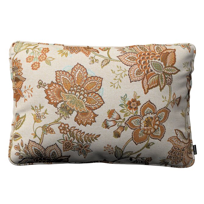 Dekoria Gabi - potah na polštář šňůrka po obvodu obdélníkový, béžová, 60 x 40 cm, Intenso Premium, 144-27