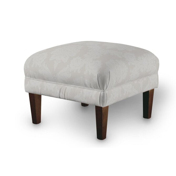 Dekoria Podnožka 56x56cm, světle šedá, 56 x 56 x 40 cm, Damasco, 613-81