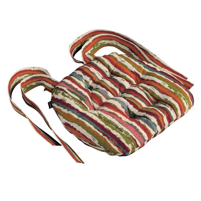 Dekoria Sedák Martin se stuhami 40x37x8cm, červeno-zelená, 40 x 37 x 8 cm, Cosy Home, 145-40