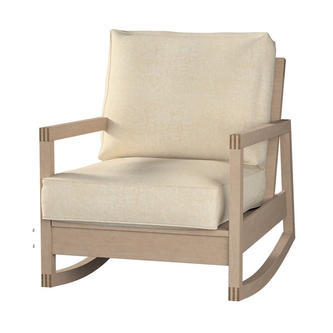 Dekoria Potah na křeslo IKEA Lillberg, šedobéžová, kØeslo Lillberg, Chenille, 162-26