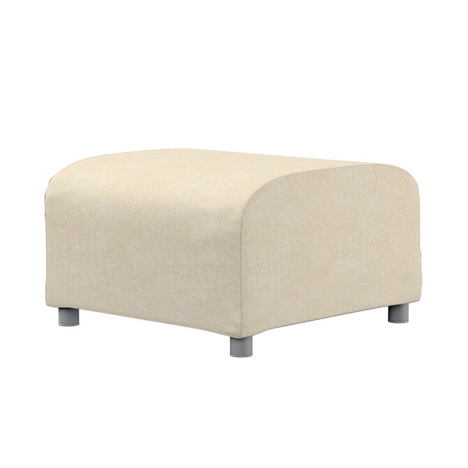 Dekoria Potah na podnožku Klippan, šedobéžová, podnožka Klippan, Chenille, 162-26