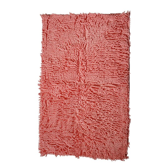BO-MA koberce Protiskluzová koupelnová předložka RASTA MICRO růžová - 50x80 cm Růžová, Malé (80x150 cm a menší), Syntetický (umělý)