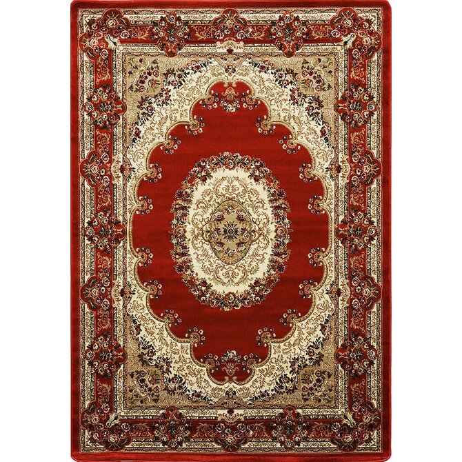 Berfin Dywany Kusový koberec Adora 5547 T (Terra) - 140x190 cm Červená, Střední (80x160 - 164x240), Syntetický (umělý)