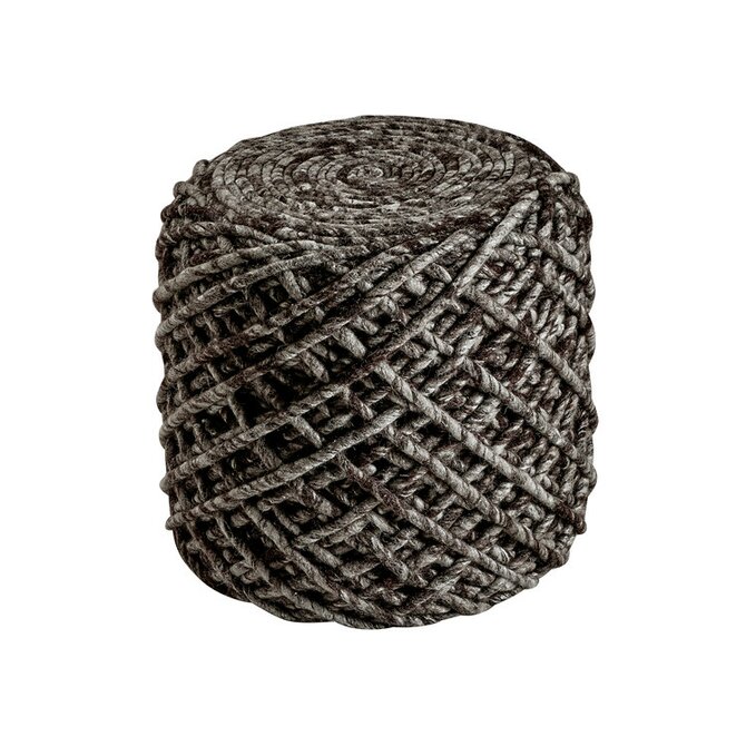 Obsession koberce Sedací vak ROYAL POUF POR 888 Coffee - 40 x 40 x 40 cm cm Hnědá, výška cca 40-45 cm, Přírodní