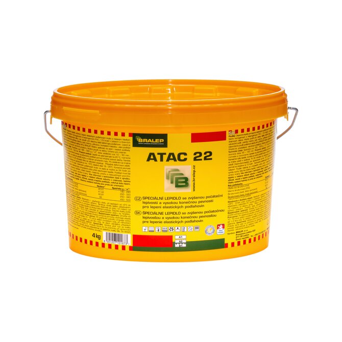 Bralep Disperzní lepidlo na vinyl, PVC a linoleum Bralep ATAC 22 - 4 kg